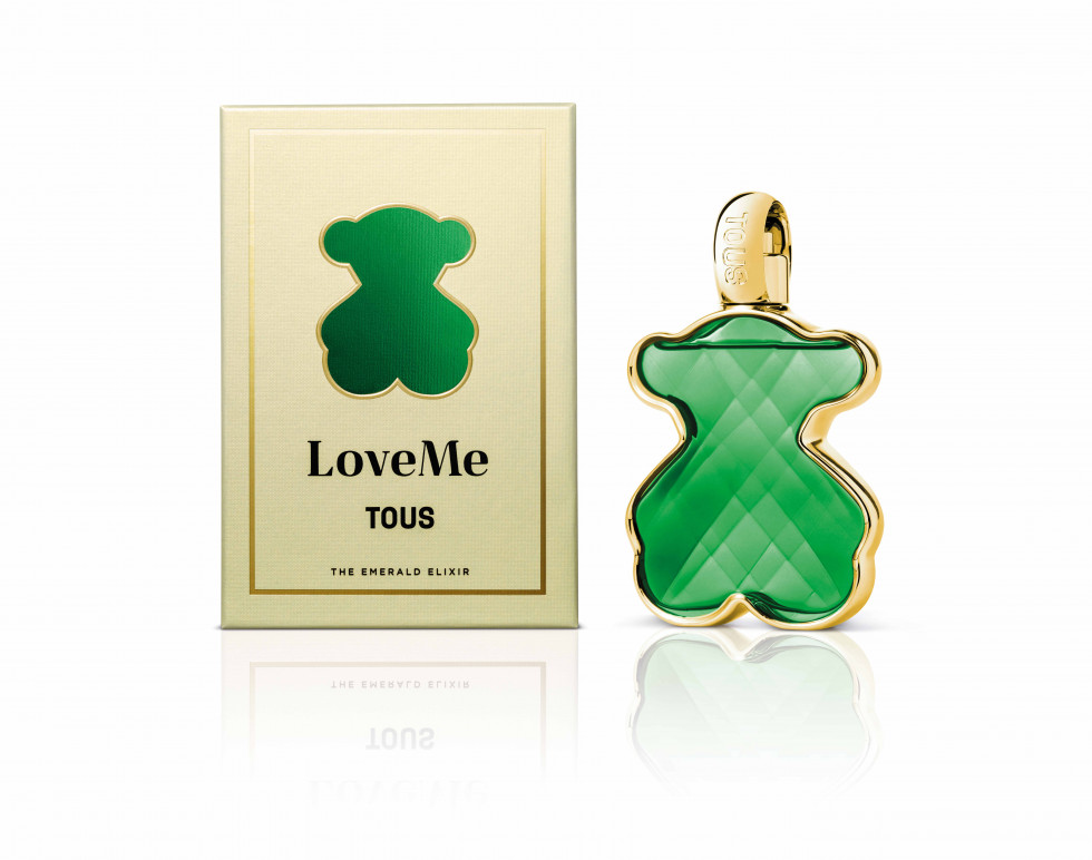 LoveMe TOUS The Emerald Elixir packshot 90ml CMYK