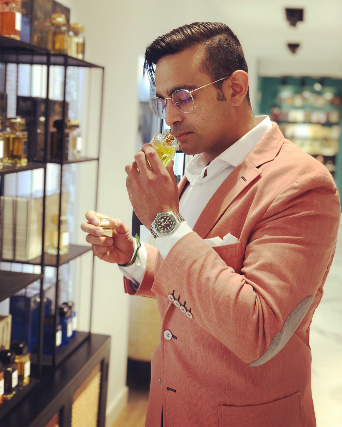 Sharan Harpalani Evergreen perfumes y The niche corner