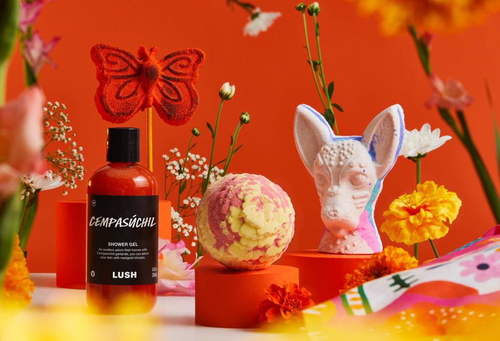 Lush product group dia de los muertos 2024